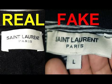 Real vs Fake Saint Laurent polo shirt. How to spot fake YSL